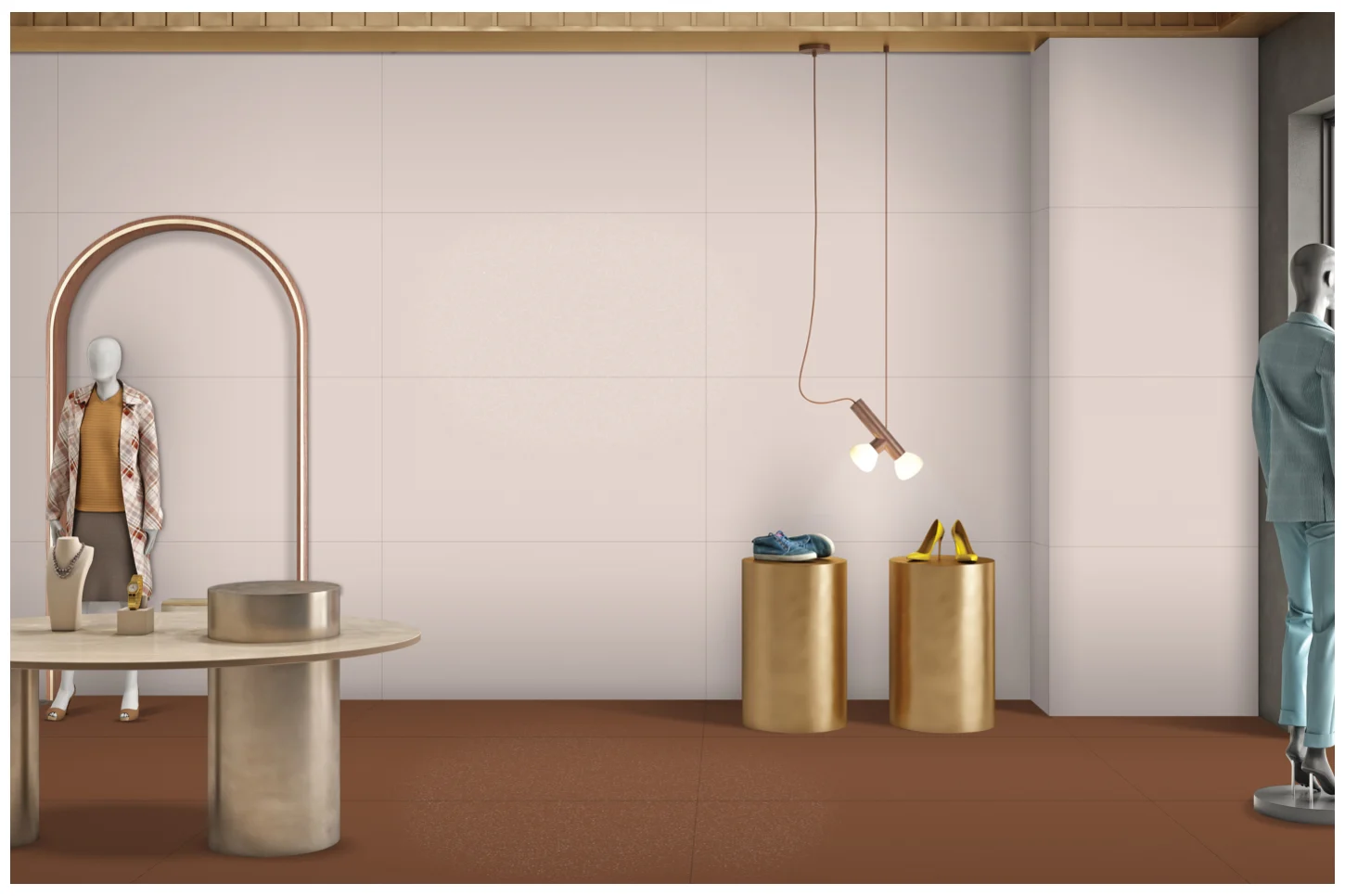 ARTEC BROWN — Coordinated room preview