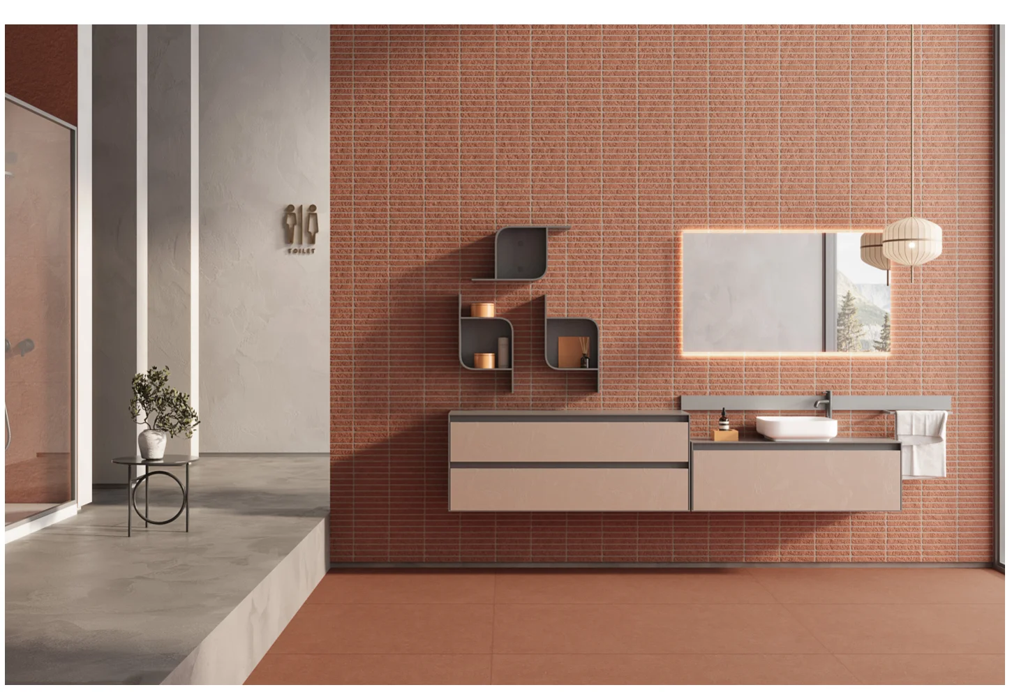 BLOCCO BRICH TONE — Room preview