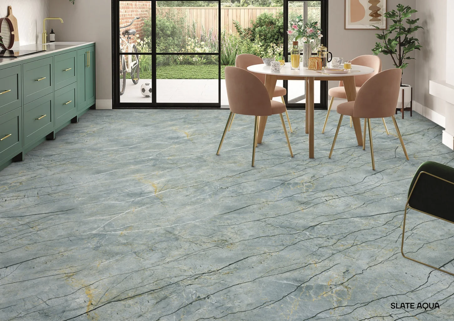 SLATE AQUA — Room preview