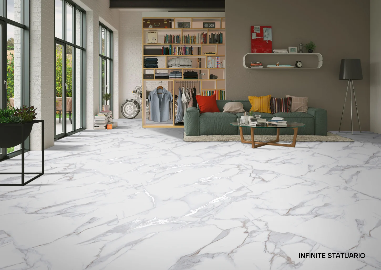 INFINITE STATUARIO — Room preview
