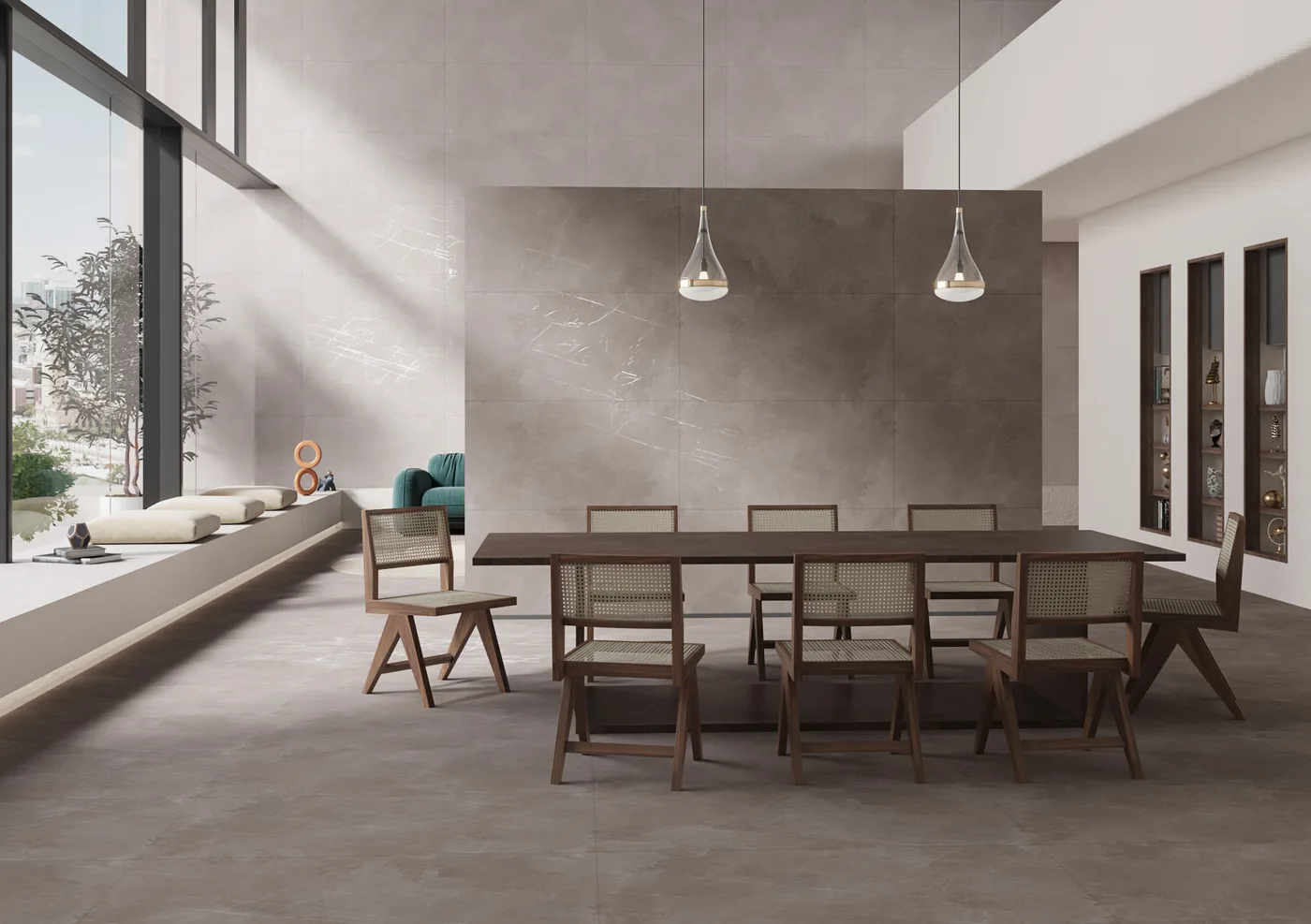 Eternal tile collection interior