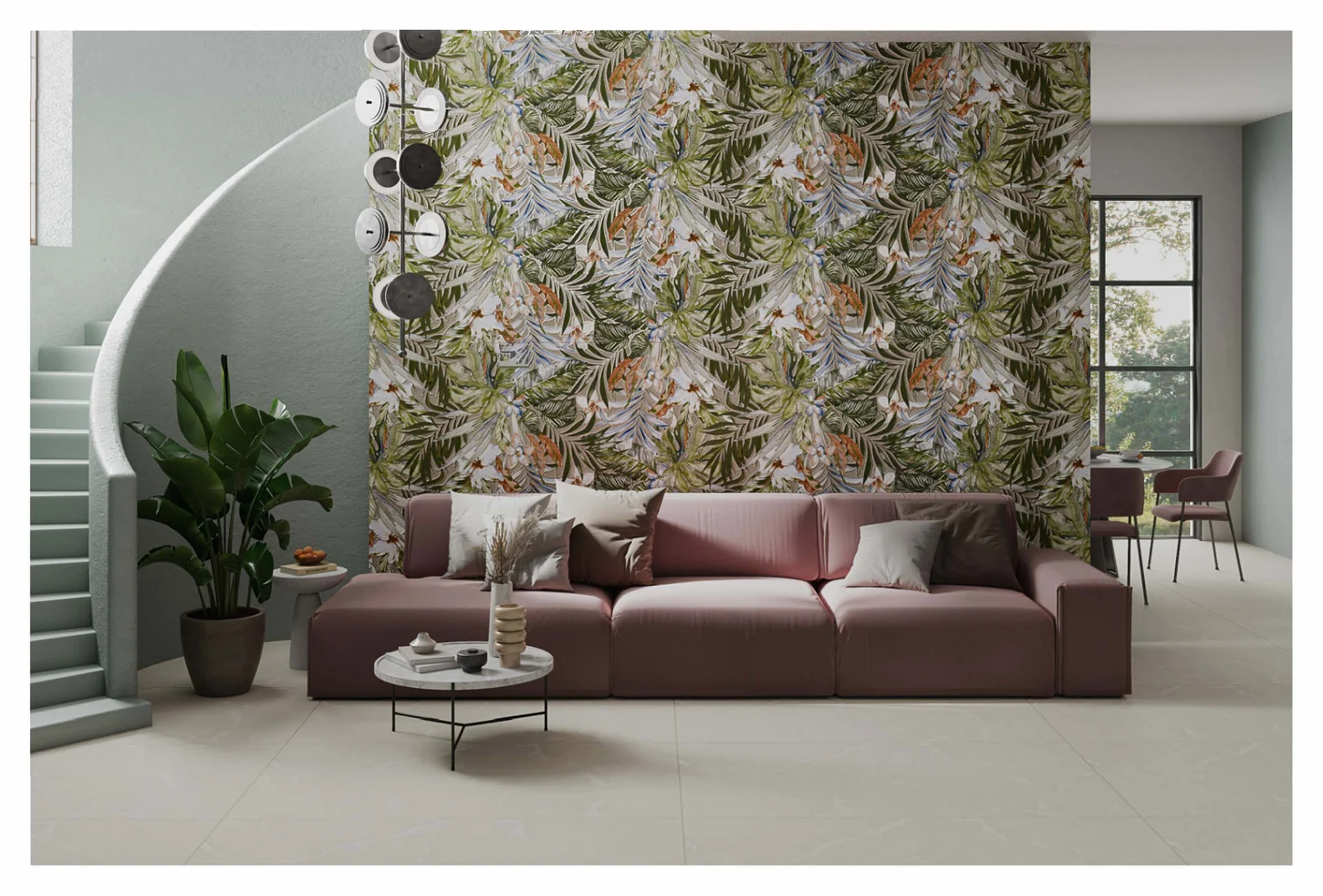 GL-TWISTER LEAF DECOR — Room preview