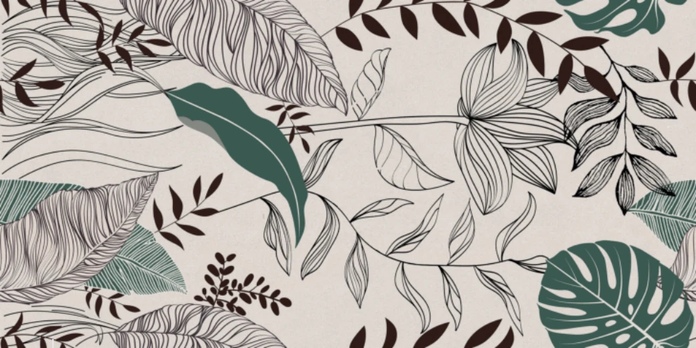 ORION LEAF DECORE décor tile