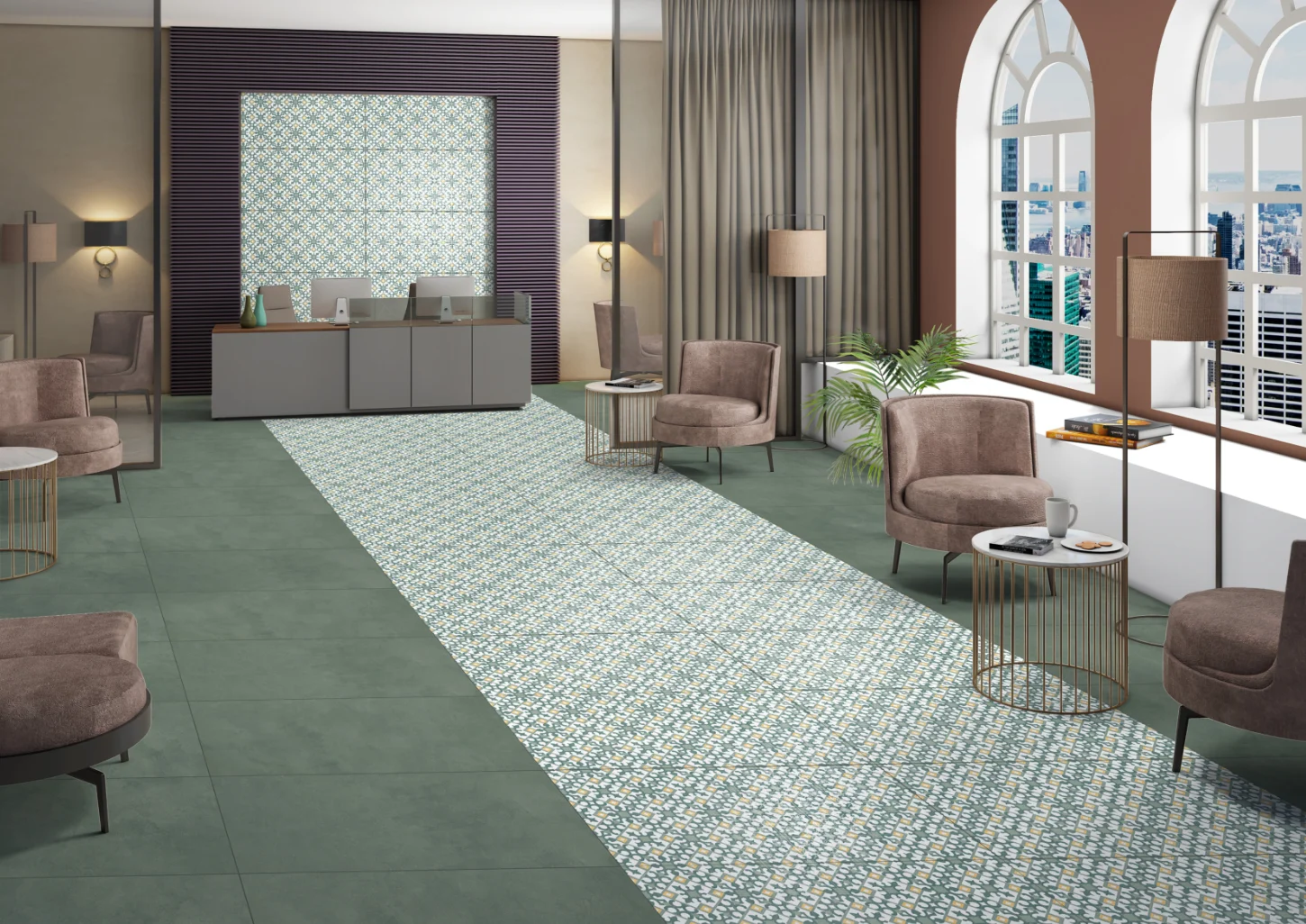OLIVE MATRIX — Room preview