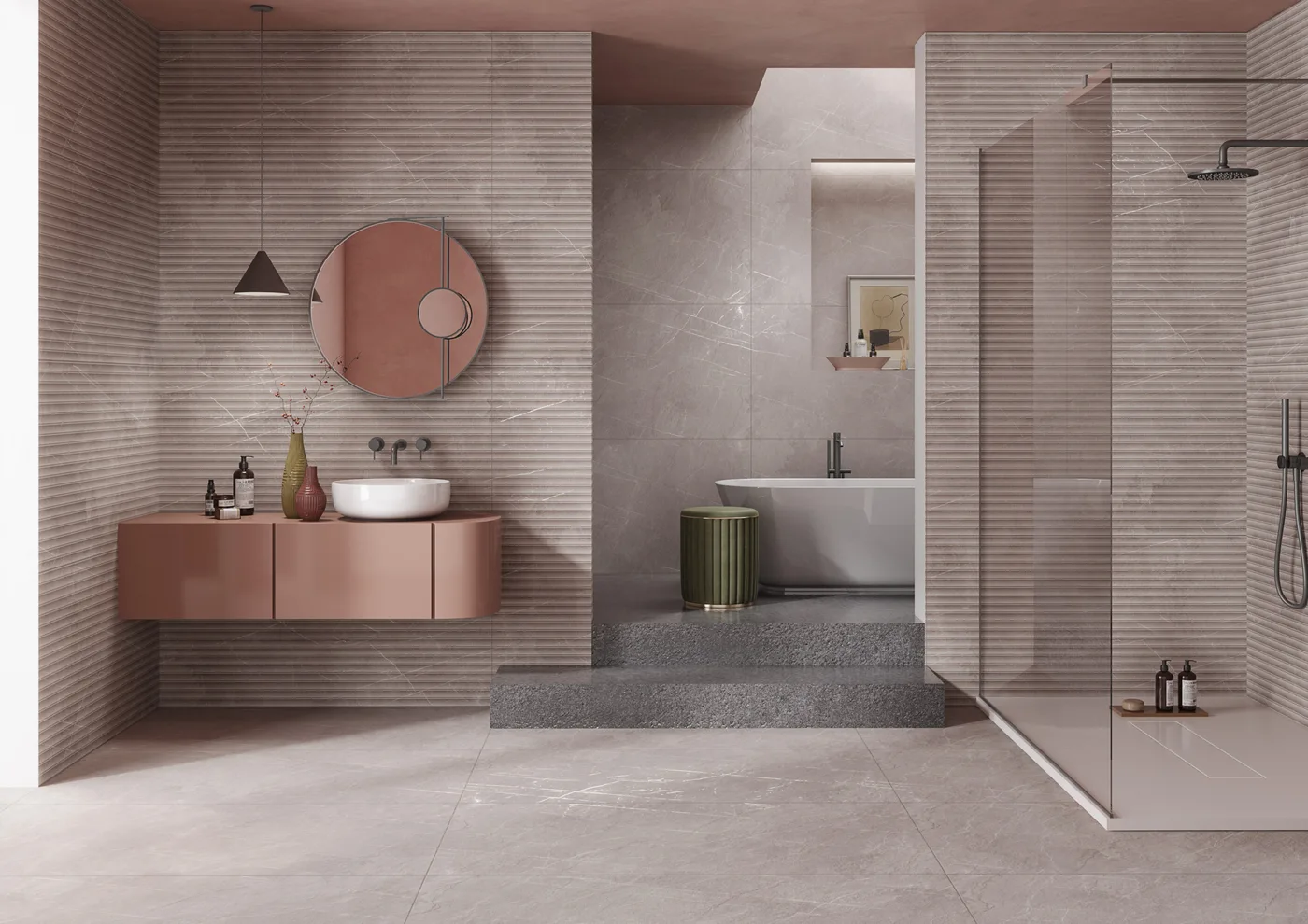 Lunar tile collection interior