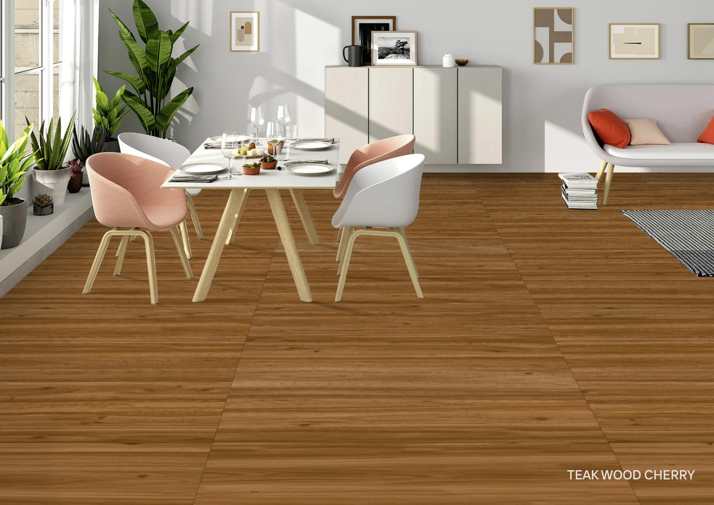 TEAK WOOD CHERRY — Room preview