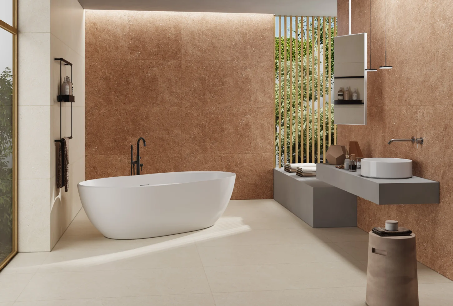 SAND BROWN — Sand series room preview