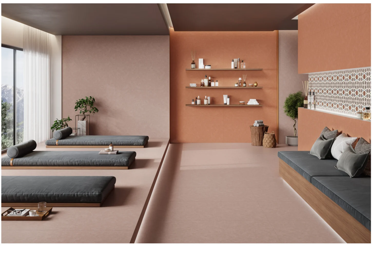 SPIRAL WINE — Coordinated room preview 1